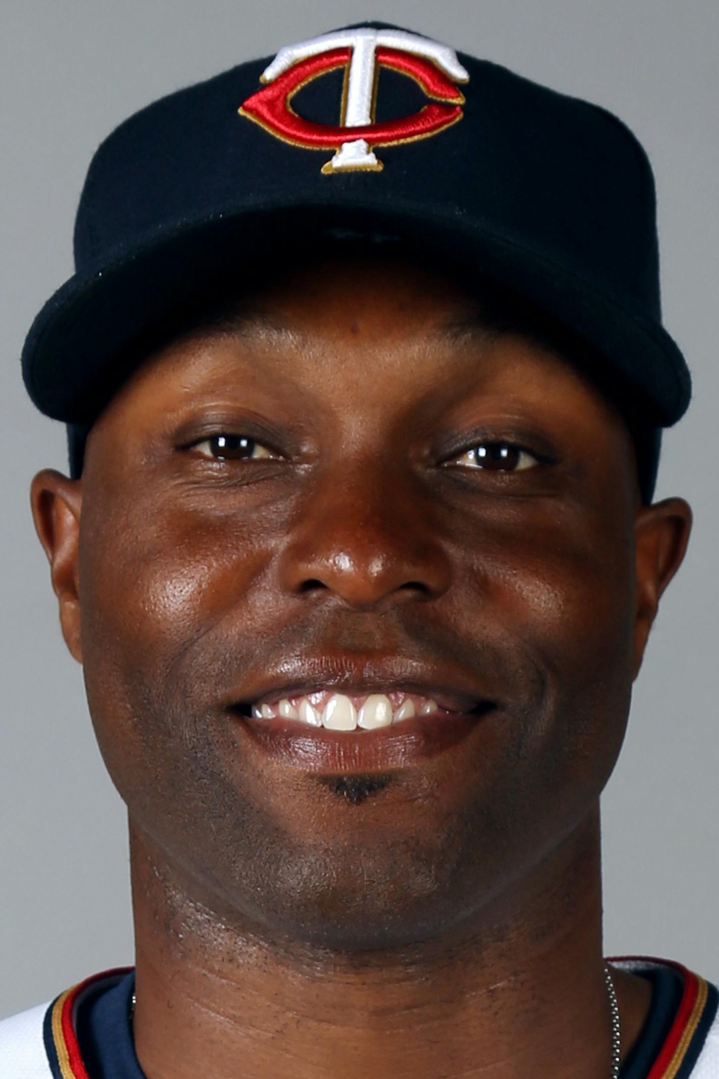 FORT MYERS, FL - MARCH 3: Torii Hunter #48 of the Minnesota Twins poses during Photo Day on Tuesday, March 3, 2015 at Hammond Stadium in Fort Myers, Florida. (Photo by Robbie Rogers/MLB Photos via Getty Images) *** Local Caption *** Torii Hunter ORG XMIT: 532475317