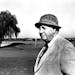 Robert Trent Jones looked approvingly over the new 16th hole at Hazeltine in mid-October 1982. Jones designed Hazeltine, driven by the dream of Totton