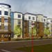 The proposed Parkside Village Apartments in Apple Valley. Mass transit is a key facet of the plan.
