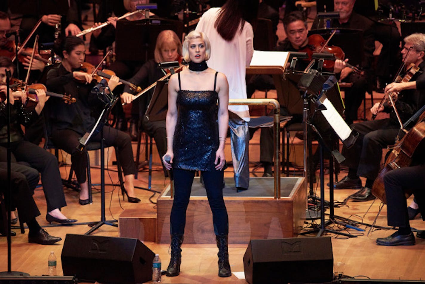 MINNEAPOLIS, MN OCTOBER 6: Dessa performs with the Minnesota Orchestra at Orchestra Hall October 6, 2018 in Minneapolis, Minnesota. © Tony Nelson