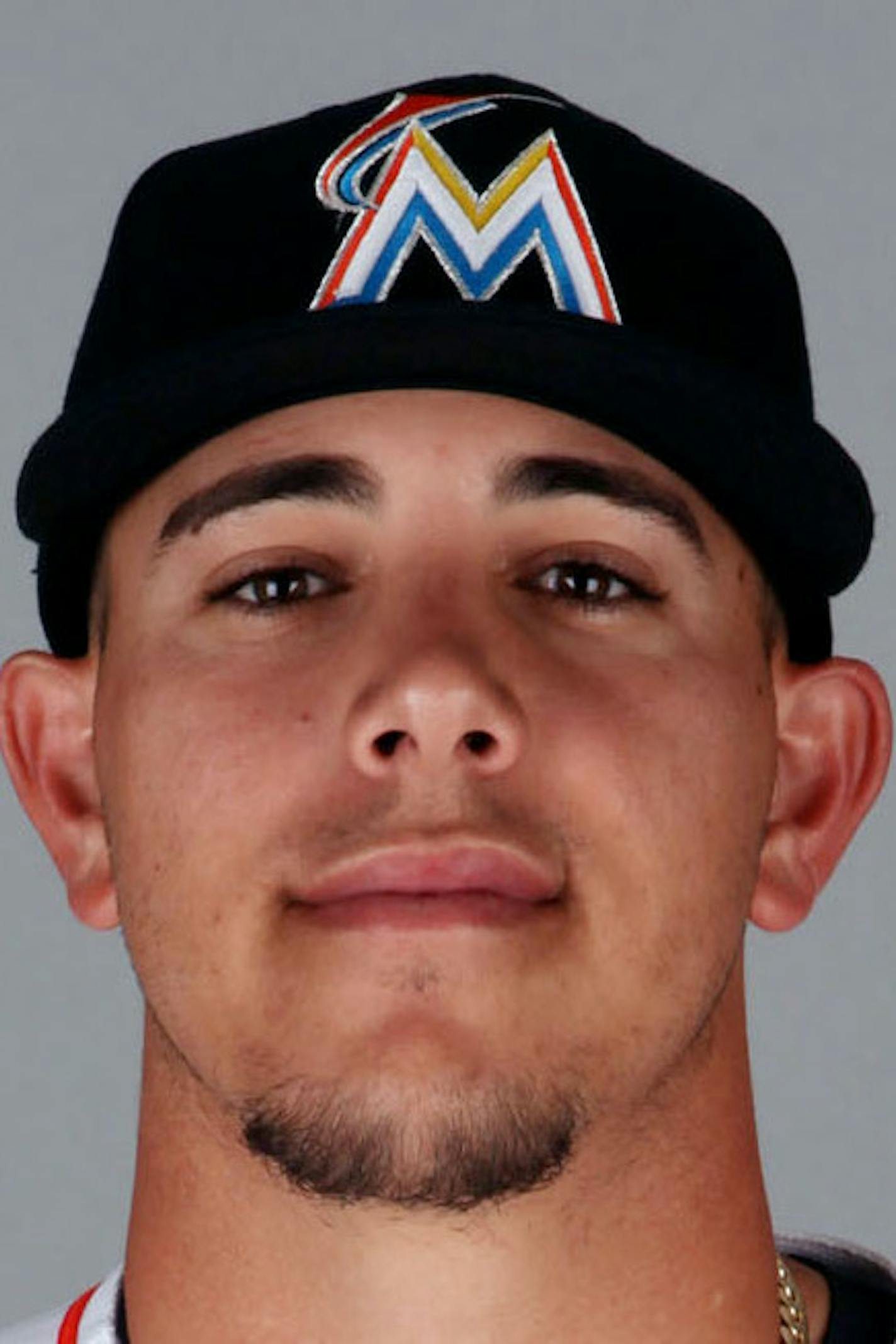 JUPITER, FL - FEBRUARY 22: Jose Fernandez #78 of the Miami Marlins poses during Photo Day on Friday, February 22, 2013 at Roger Dean Stadium in Jupiter, Florida. (Photo by Eliot J. Schechter/MLB Photos via Getty Images) *** Local Caption *** Jose Fernandez ORG XMIT: 159448127