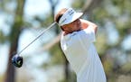 Keith Mitchell tees off on the sixth hole during the third round of the Valspar Championship on Saturday at Innisbrook in Palm Harbor, Fla.