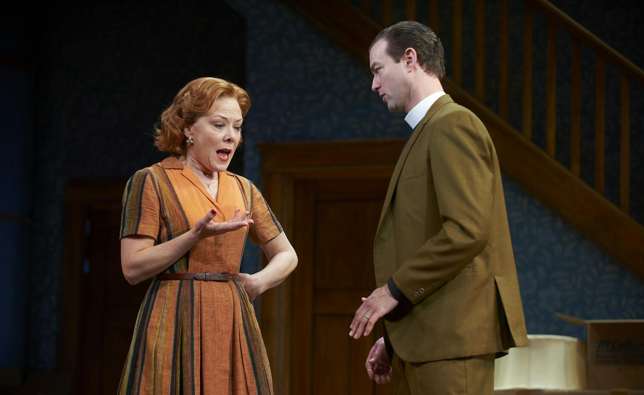 Rehearsals for the Guthrie Theater production of "Clybourne Park" with cast members Bill McCallum, Kathryn Meisle, Peter Christian Hansen, Sh‚Ä° Cage, Ansa Akyea & Jim Lichtscheidl, Minneapolis, June 1, 2013. ¬© Tony Nelson ORG XMIT: MIN1306031154582080