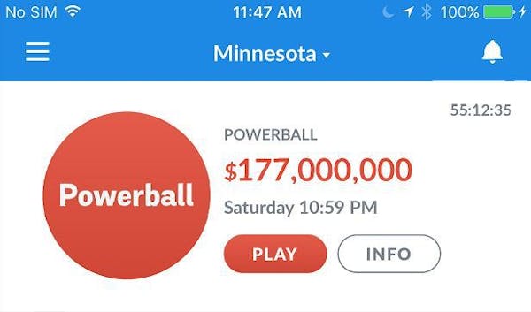 Minnesotans can now buy lottery tickets with an app on their smarthphones.