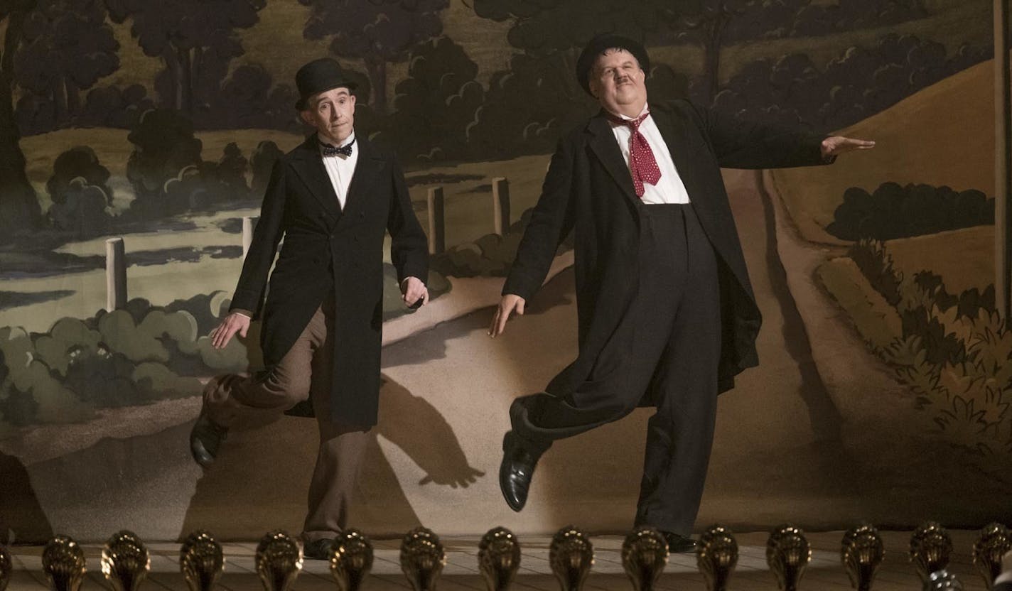 Steve Coogan as Stan Laurel and John C. Reilly as Oliver Hardy in "Stan & Ollie."