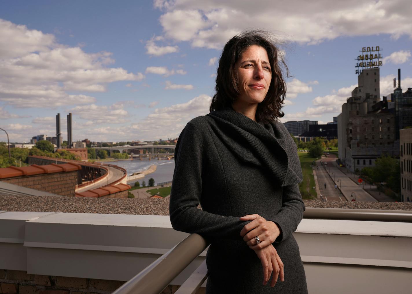 Michelle Rivero, director of Minneapolis' Office of Immigrant and Refugee Affairs, stood for a portrait Wednesday. ] ANTHONY SOUFFLE &#xef; anthony.souffle@startribune.com Michelle Rivero, director of Minneapolis' Office of Immigrant and Refugee Affairs, posed for portraits Wednesday, Sept. 26, 2018 at her office building in Minneapolis.