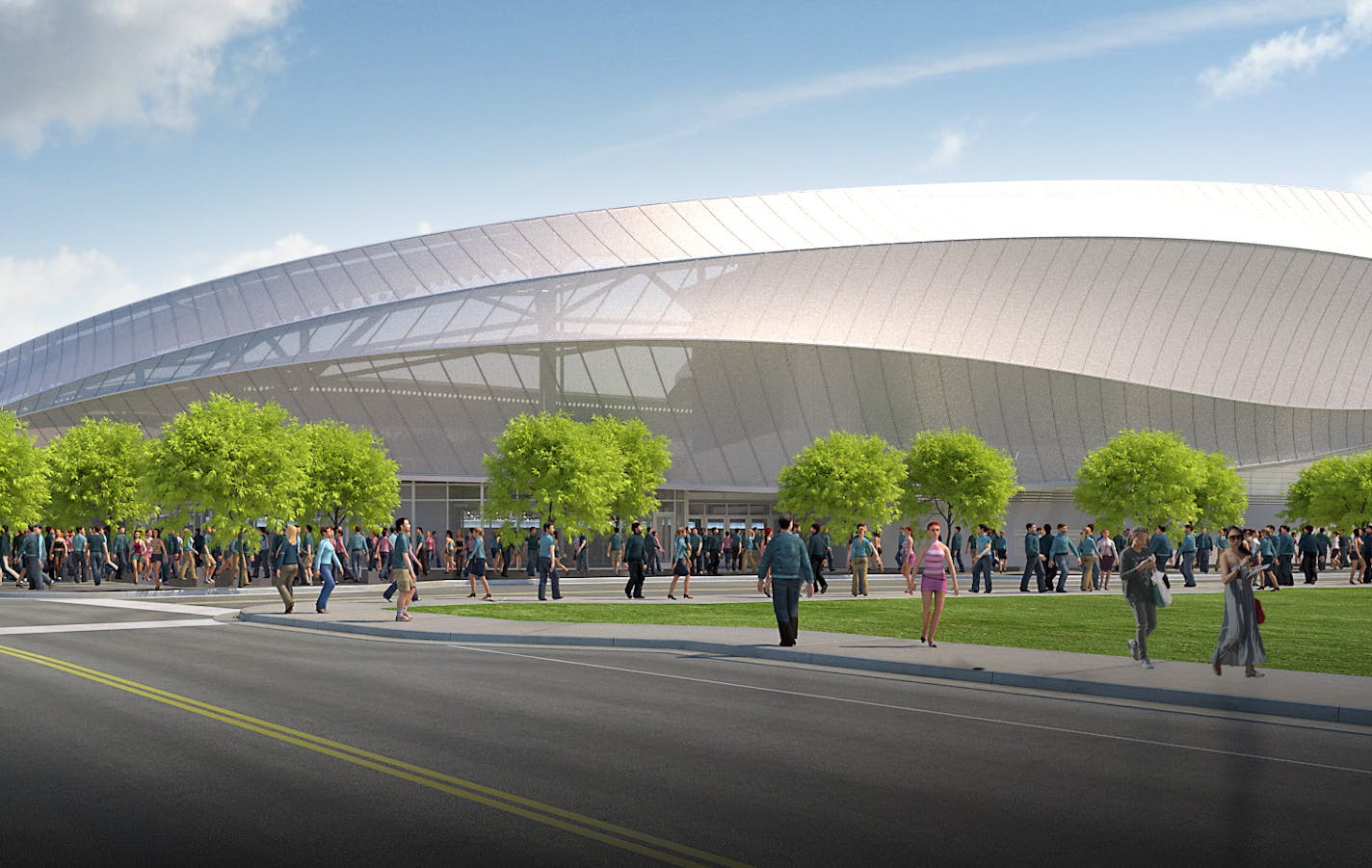 Planned soccer stadium in St. Paul