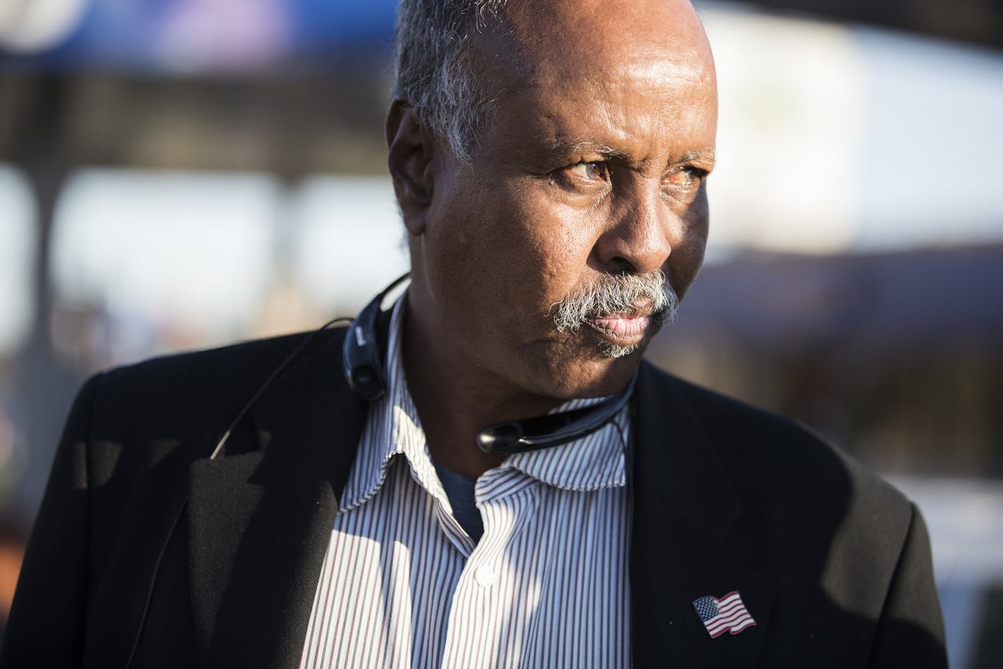 Omar Adan talks about the election outside a Starbucks. ] (Leila Navidi/Star Tribune) leila.navidi@startribune.com BACKGROUND INFORMATION: Reaction from the local Somali community to the election of Donald Trump as president at the Starbucks in the Cedar-Riverside neighborhood of Minneapolis on Wednesday, November 10, 2016.