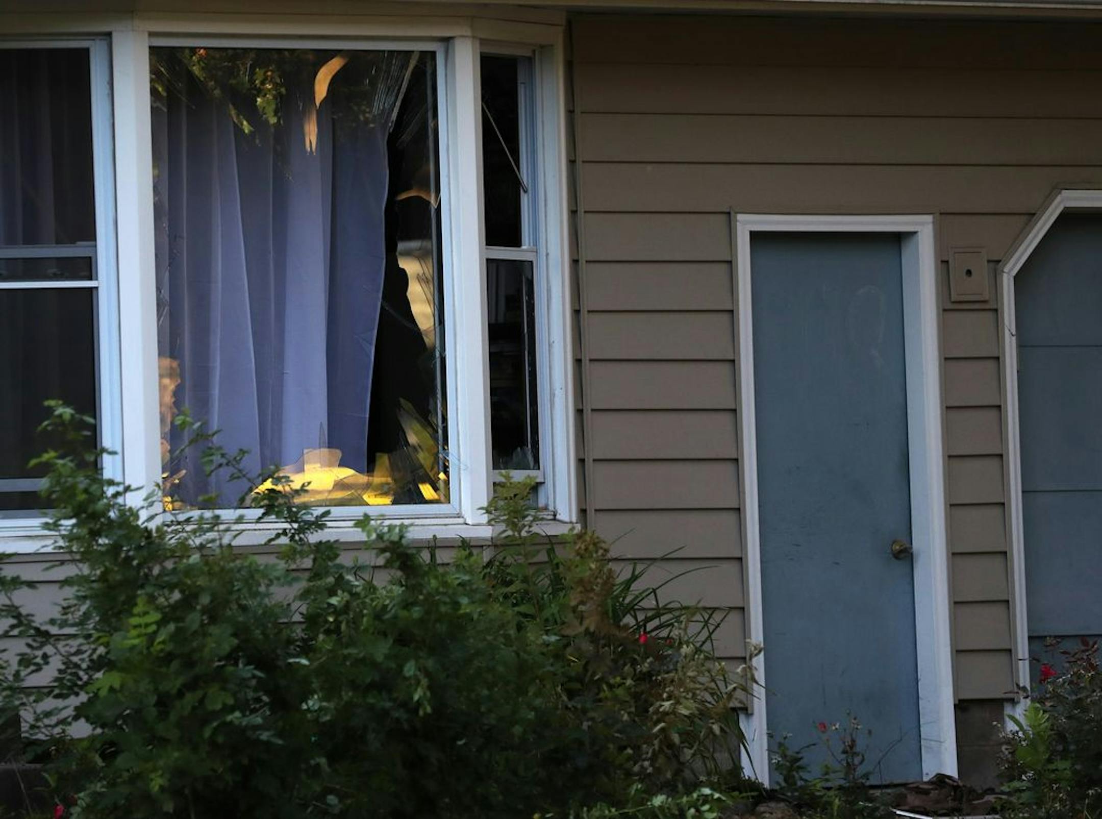 A domestic situation and standoff ended with a man and a woman dead late Monday and seen Tuesday in Blaine. The morning sun shone on a broken front window in the residence where two juveniles inside the home on the 600 block of NE. 120th Avenue were rescued and taken to safety.