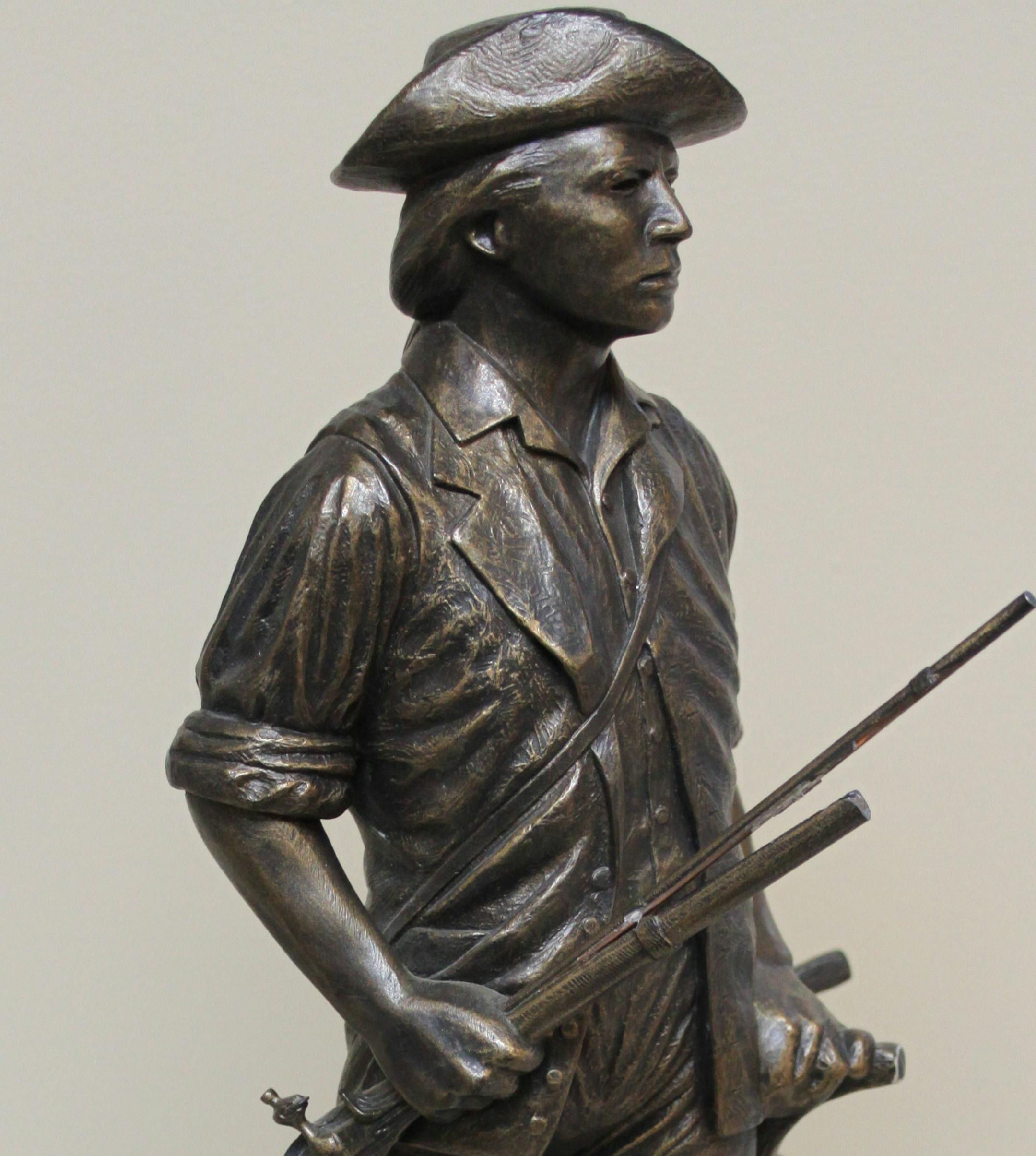 The Minuteman high school football trophy (North St. Paul vs. Tartan)