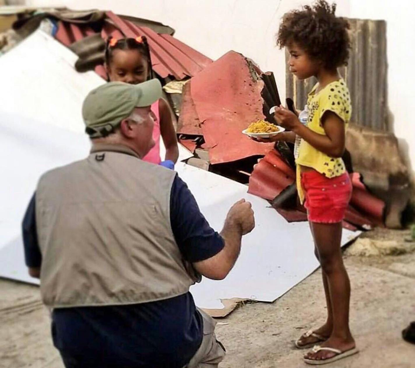 World Central Kitchen
Jose Andres talking to children in Puerto Rico.