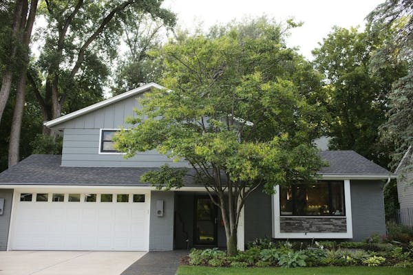 Michael and Lily Shenkenberg recently bought this 1960s split-level home in Edina.