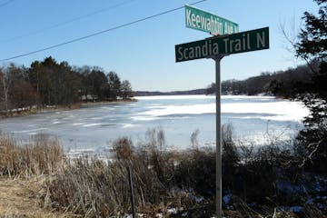 Halfbreed Lake, in Forest Lake and Scandia, also known as Sylvan Lake, is bordered by Keewahtin Avenue, which once also was called Halfbreed. Some fol