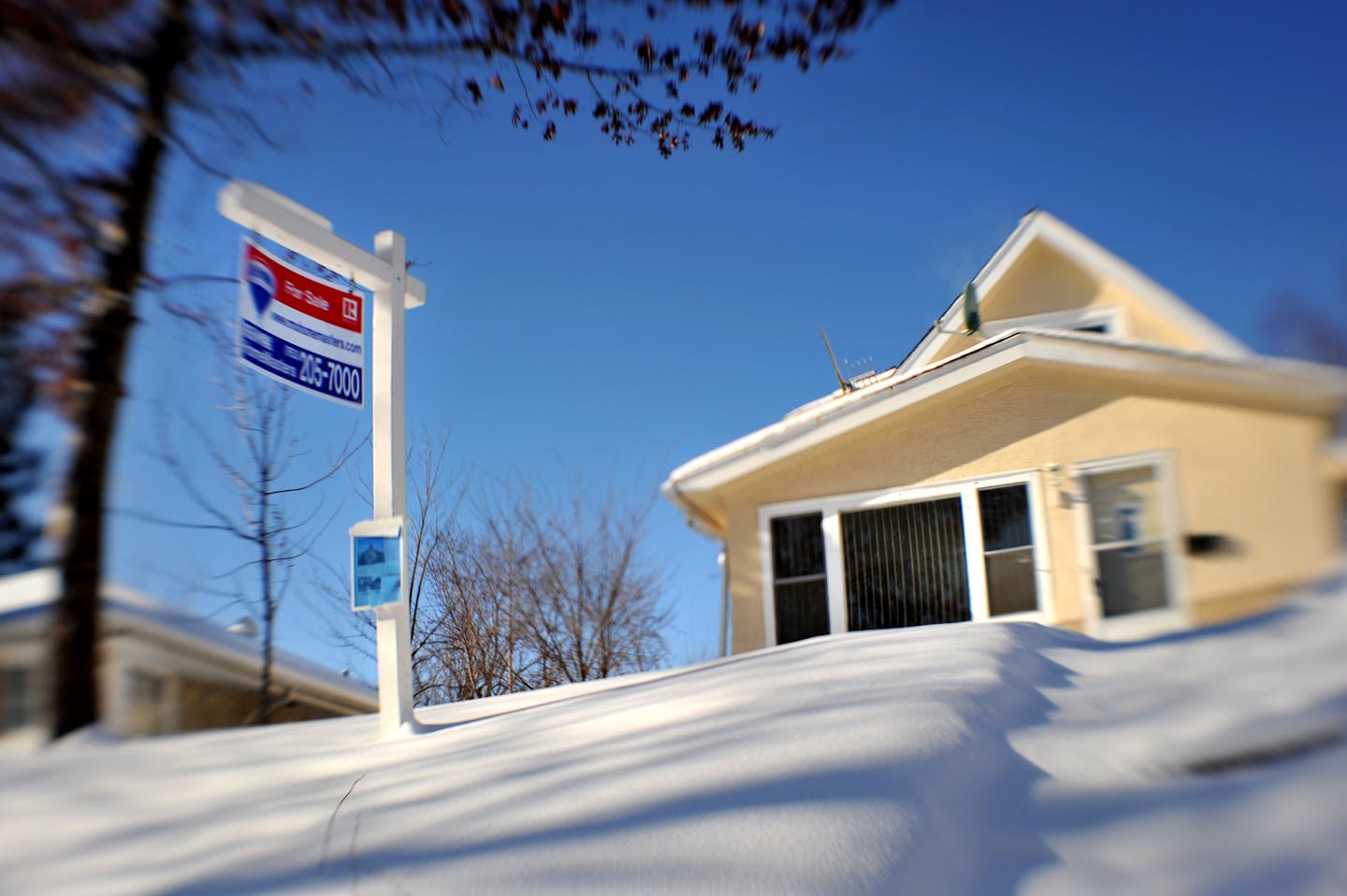 A photo of a north Minneapolis home for sale in 2009.