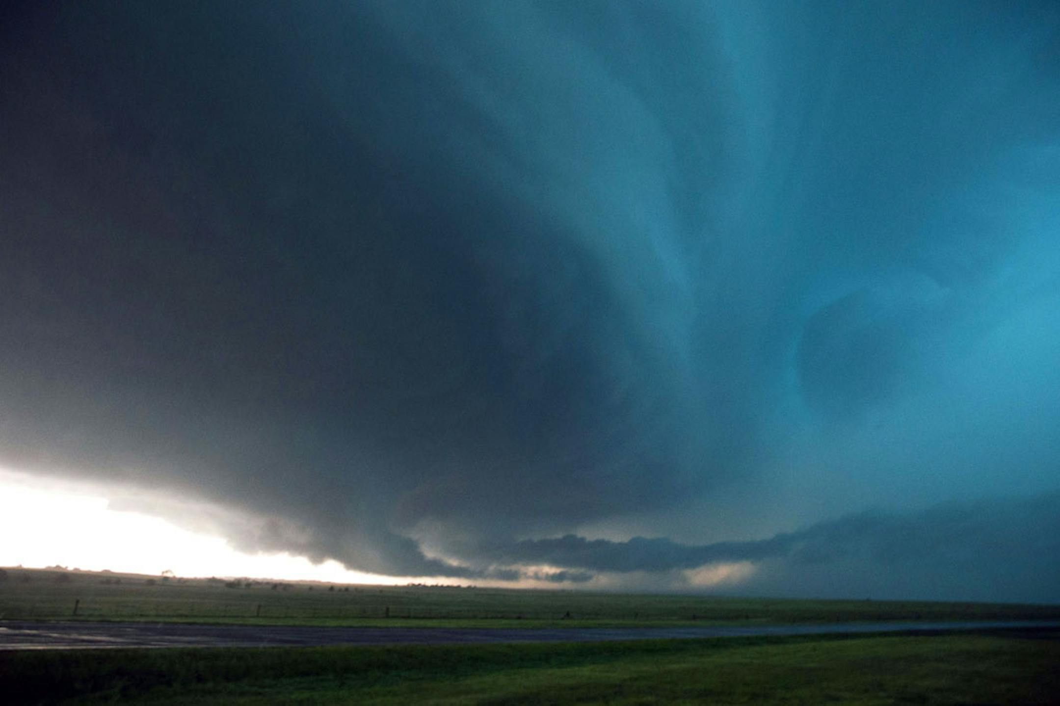 A storm develops just before it produced a tornado near El Reno Okla. just south of Interstate 40 on Friday May 31, 2013. Several tornadoes in the area caused damage and injuries.