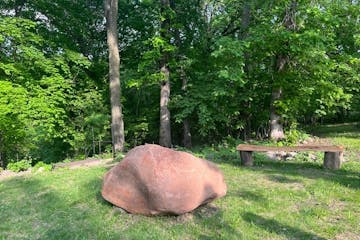 The Red Rock was moved from Eden Prairie last September to an undisclosed area at the Lower Sioux Indian Community near Morton, Minn.