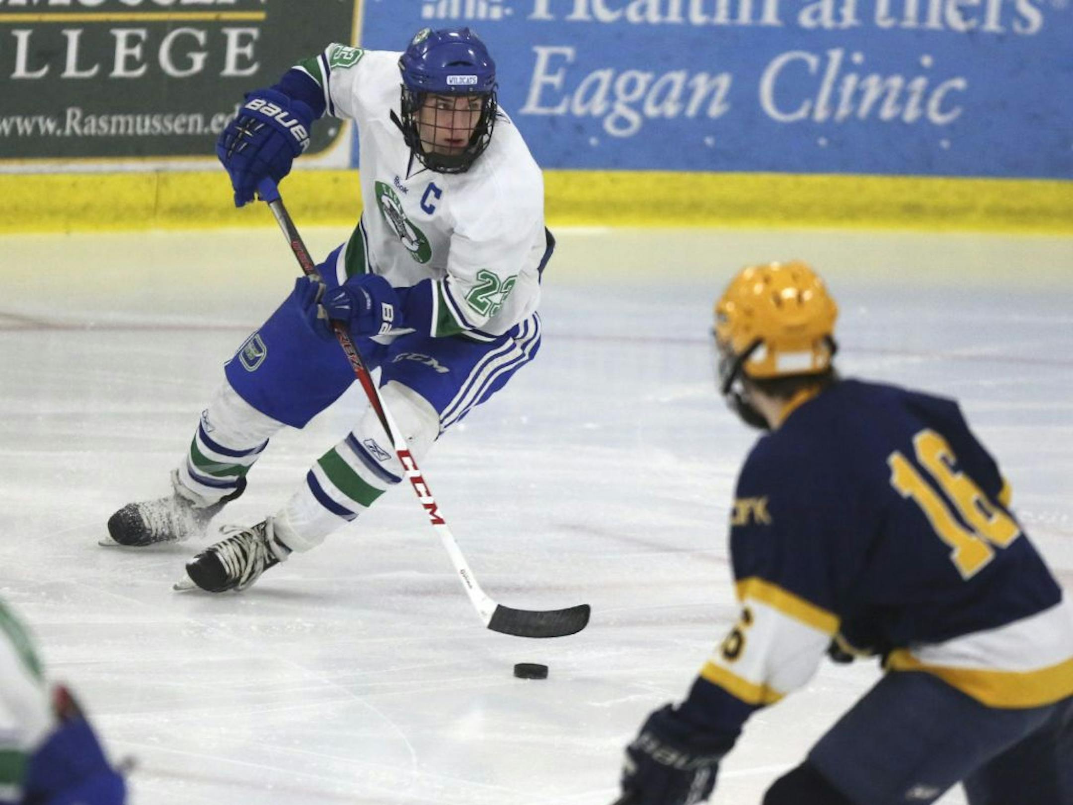 Eagan's Will Peterson looked to pass against Bloomington Kennedy during a game Saturday. Eagan is 9-2-1 this season. Photo by KYNDELL HARKNESS • kyndell.harkness@startribune.com