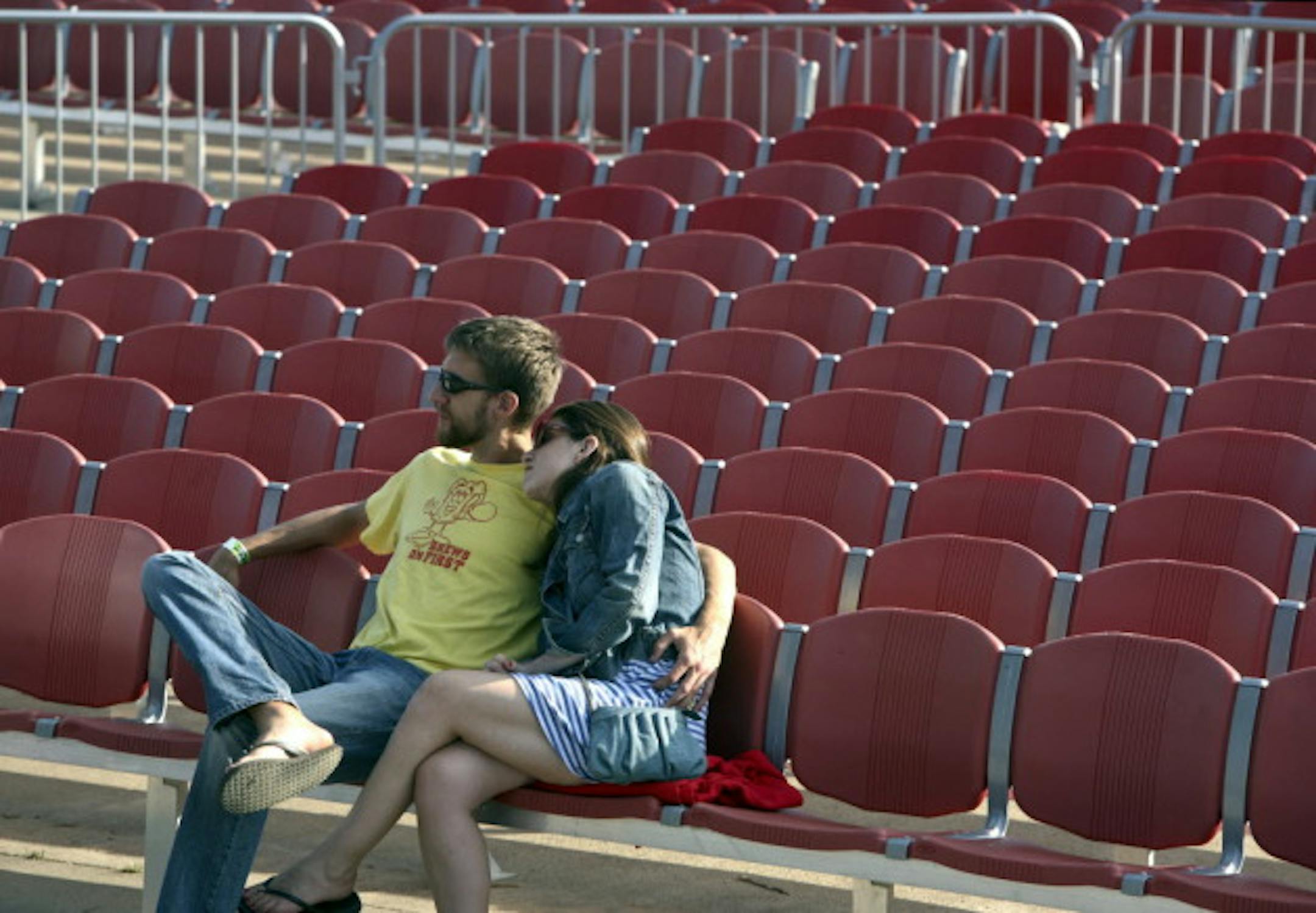 There was plenty of room in the VIP section at last year's Soundtown festival. / Kyndell Harkness, Star Tribune