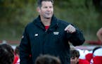 St. John’s football coach Gary Fasching, seen here in 2018, did not coach Saturday while dealing with COVID-19.