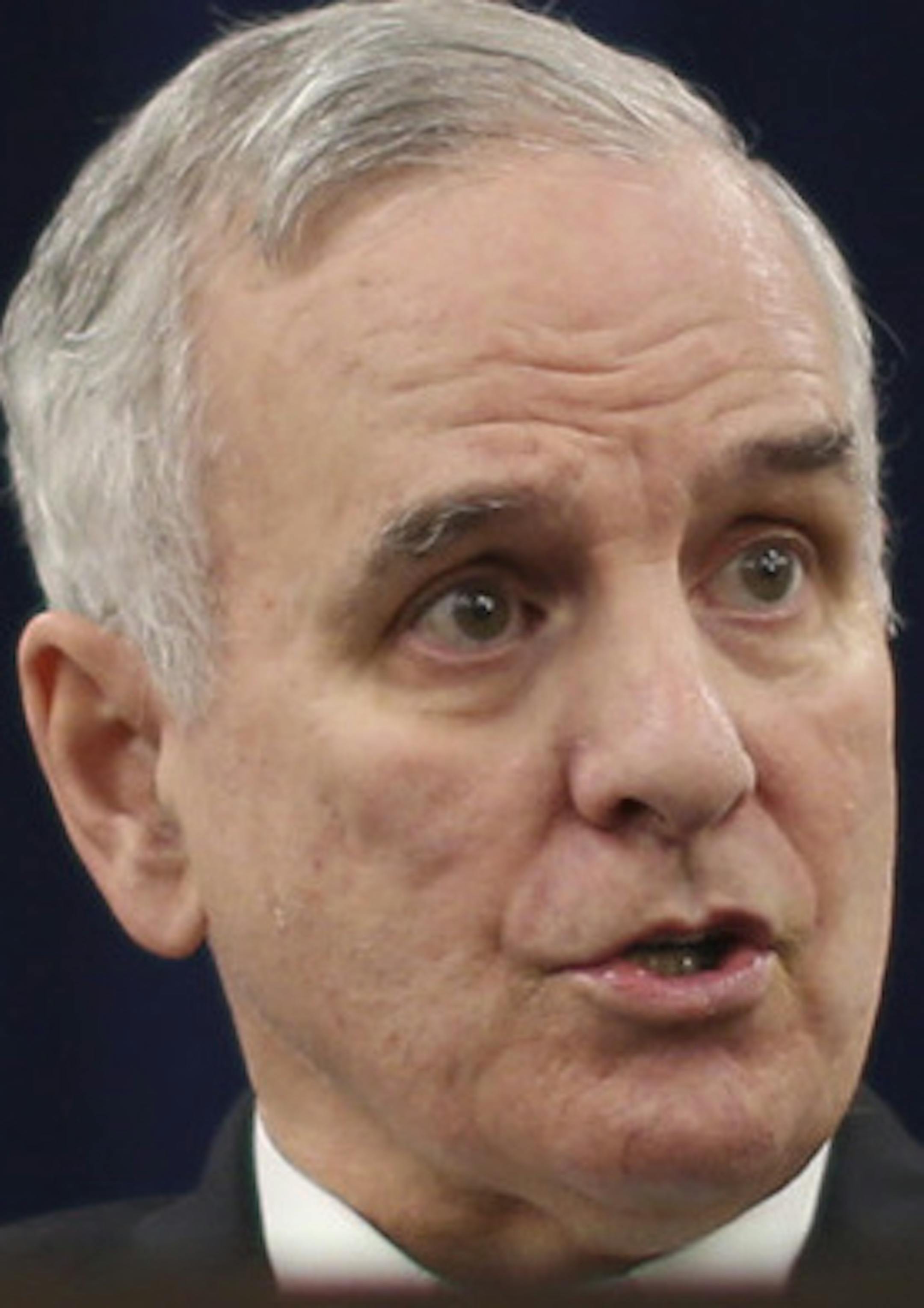 Governor Mark Dayton spoke to reporters about the budget bill, which still doesn't contain funding for a cause that's important to him, pre-k education. During his remarks, he reiterated that he will veto a budget bill without the program being funded. He was in a room in the Veterans Affairs building, where his temporary office is located. ] JEFF WHEELER ï jeff.wheeler@startribune.com As the legislative session winds to a close, the governor's No. 1 priority project, pre-k funding, appeare