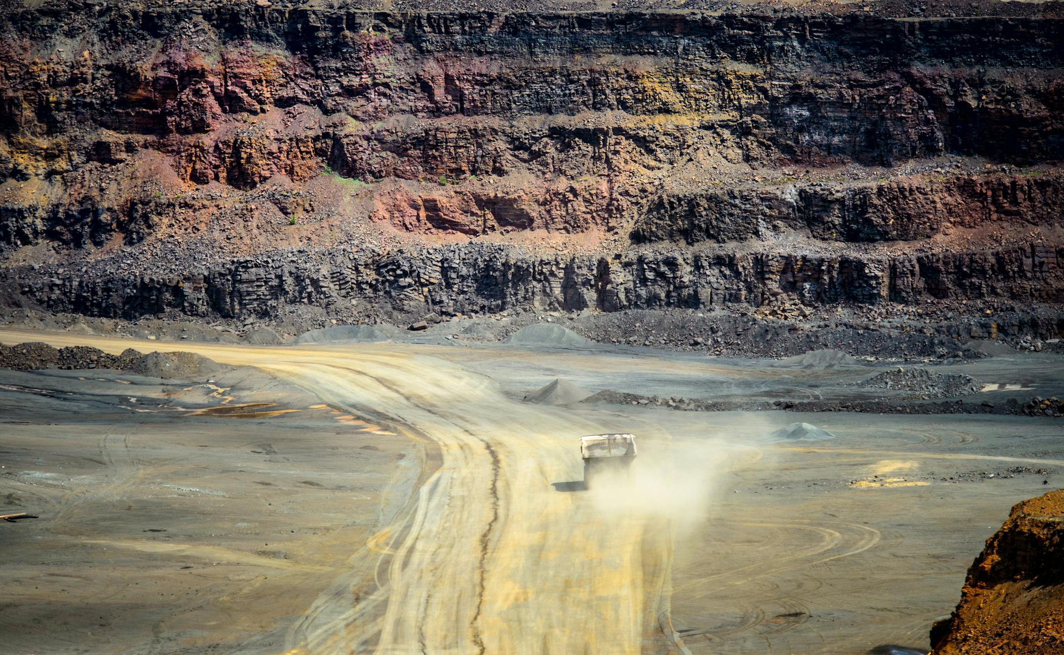 Mining will be a huge issue in the minds of 8th district voters. This is the MINNTAC taconite mine in Mountain Iron, Minnesota. ] Mountain Iron , MN -- Tuesday, August 26, 2014. GLEN STUBBE * gstubbe@startribune.com EDS: USE ONLY IF MINING IS PART OF THIS STORY.