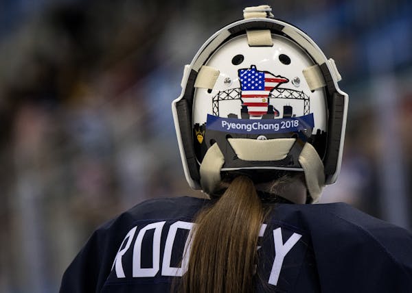 Maddie Rooney of UMD was the goalie for the gopld-medal winning U.S. Olympians in 2018.