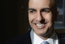 Neel Kashkari, here in a 2015 file image, is president of the Federal Reserve Bank of Minneapolis. Kashkari says Americans are saving more because the