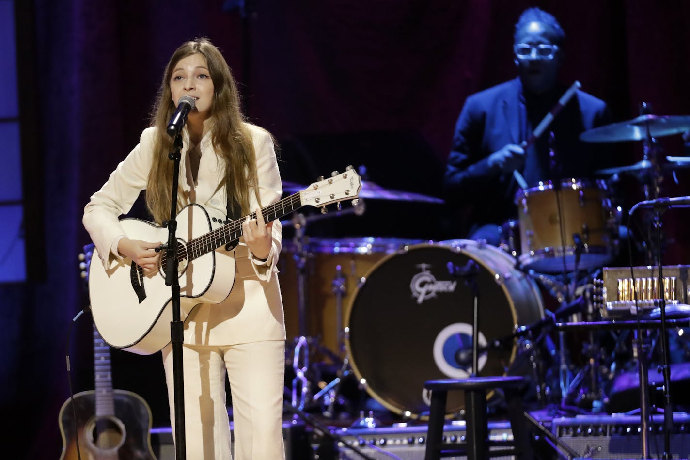 Jade Bird performs during the Americana Honors & Awards show Wednesday, Sept. 11, 2019, in Nashville, Tenn.