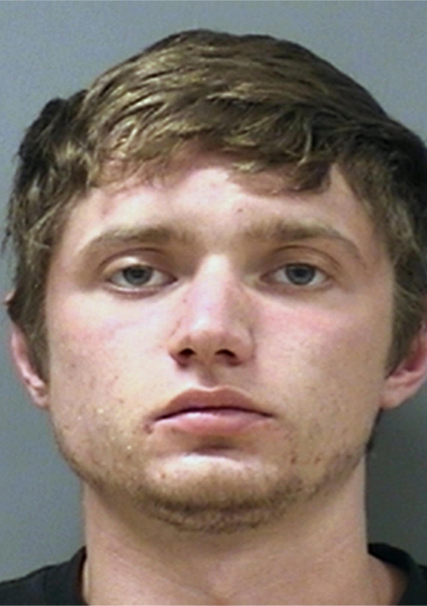 This photo provided by the Chippewa County Sheriff's Office in Wisconsin shows Colten Treu, who is accused of striking and killing three Girl Scouts and a parent and critically injuring a fourth girl who were picking up trash along a rural roadway near Chippewa Falls, Wis., on Saturday, Nov. 3, 2018. Treu was being held in the Chippewa County Jail on 13 possible charges, including four counts of intoxicated use of a motor vehicle. (Chippewa County (Wis.) Sheriff's Office via AP)