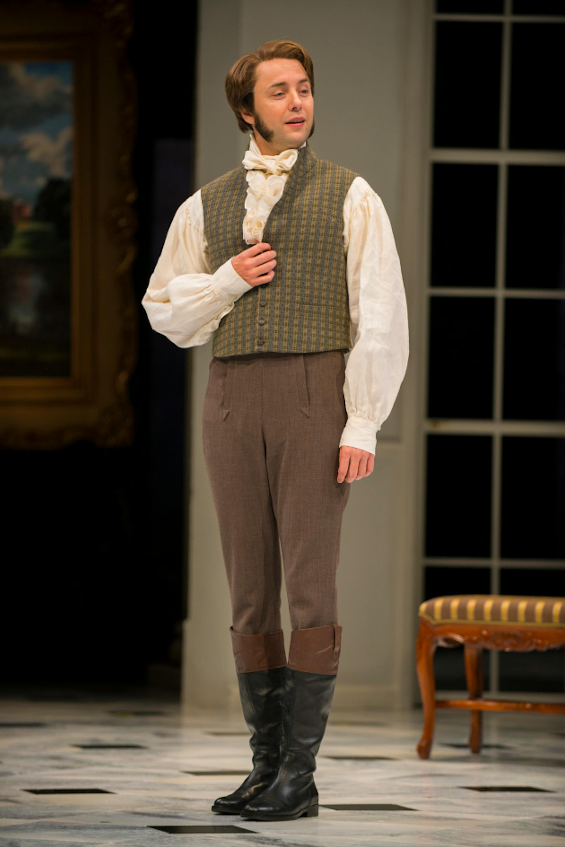 Vincent Kartheiser as Mr. Darcy in "Pride and Prejudice" at the Guthrie Theater.