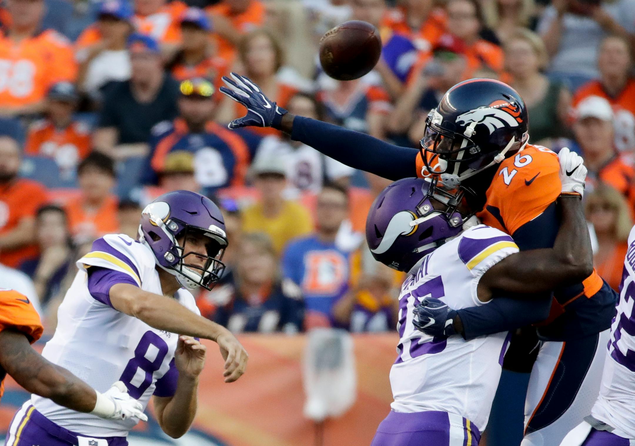 Vikings quarterback Kirk Cousins has not been particularly strong in the red zone during his career.