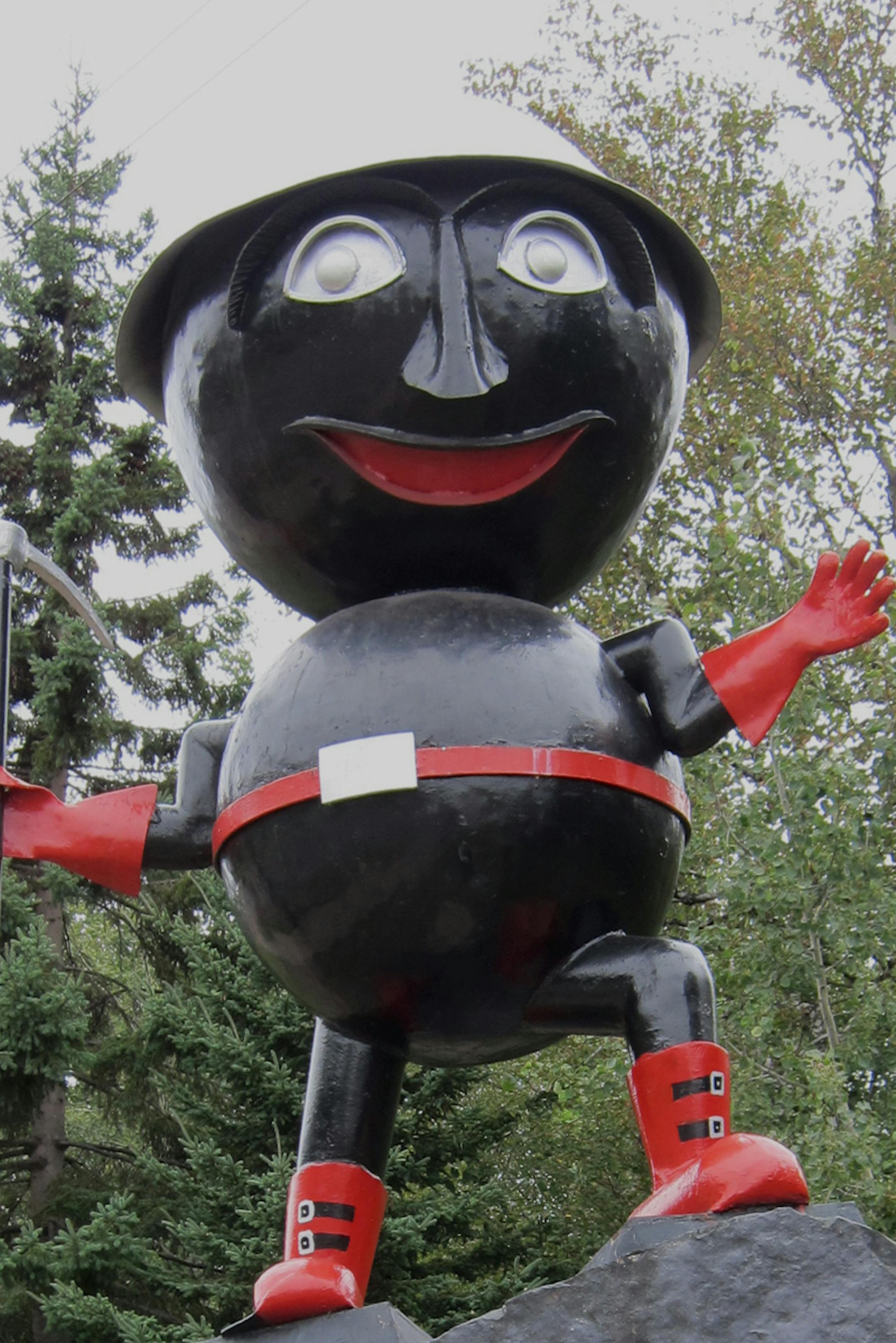 By Laurie Hertzel/Star Tribune]] Rocky Taconite welcomes visitors to Silver Bay, on the way to Lamb's Resort in Schroeder, Minn.