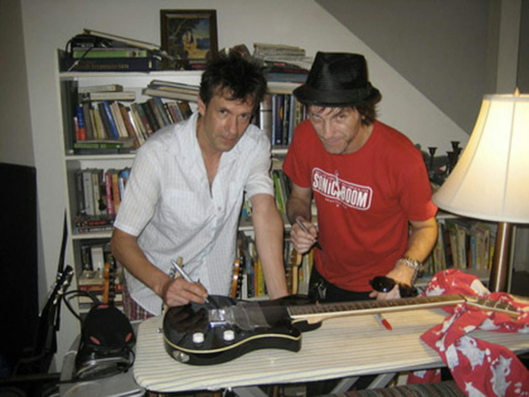Westerberg and Tommy Stinson circa 2010, when Stinson organized an auction for Haiti's Timkatec Center.