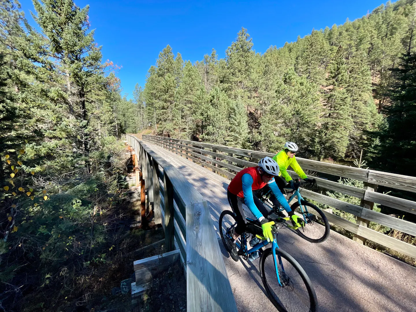 Gravel cycling the Mickelson Trail in South Dakota