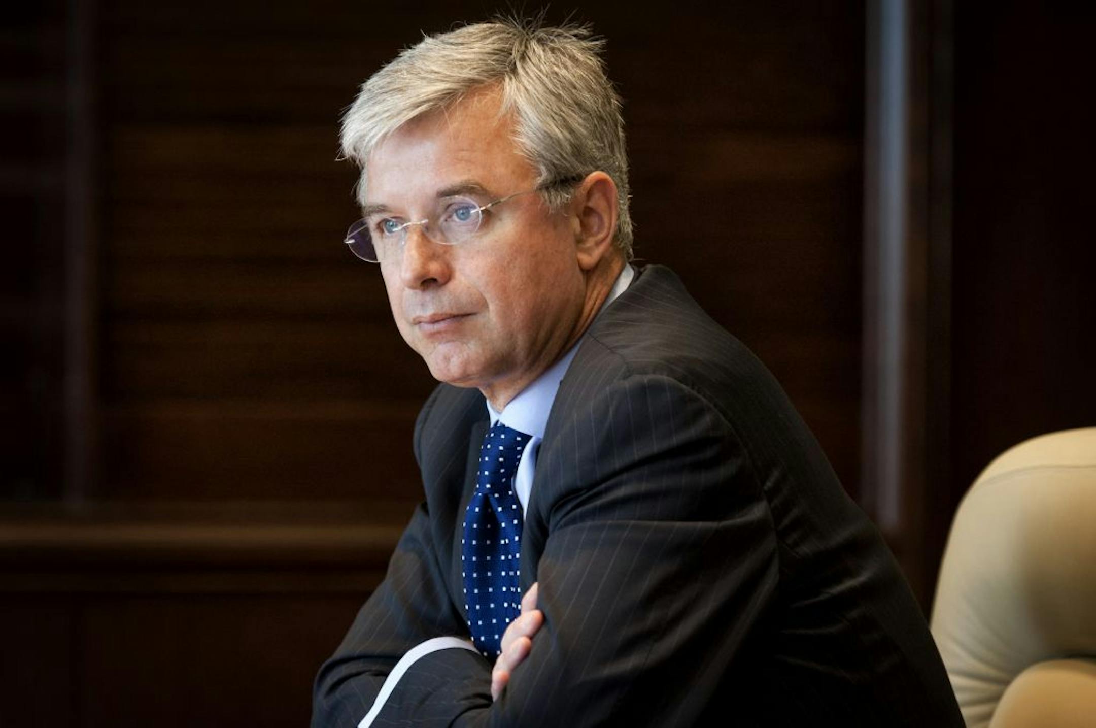 Carlson CEO Hubert Joly is on a presidential commission seeking ways to attract foreign tourists to the U.S., Thursday, May 17, 2012.