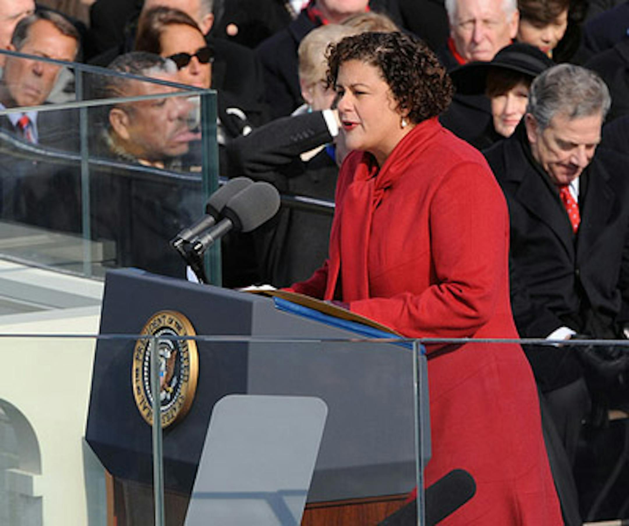 Elizabeth Alexander reading at President Obama's inauguration.