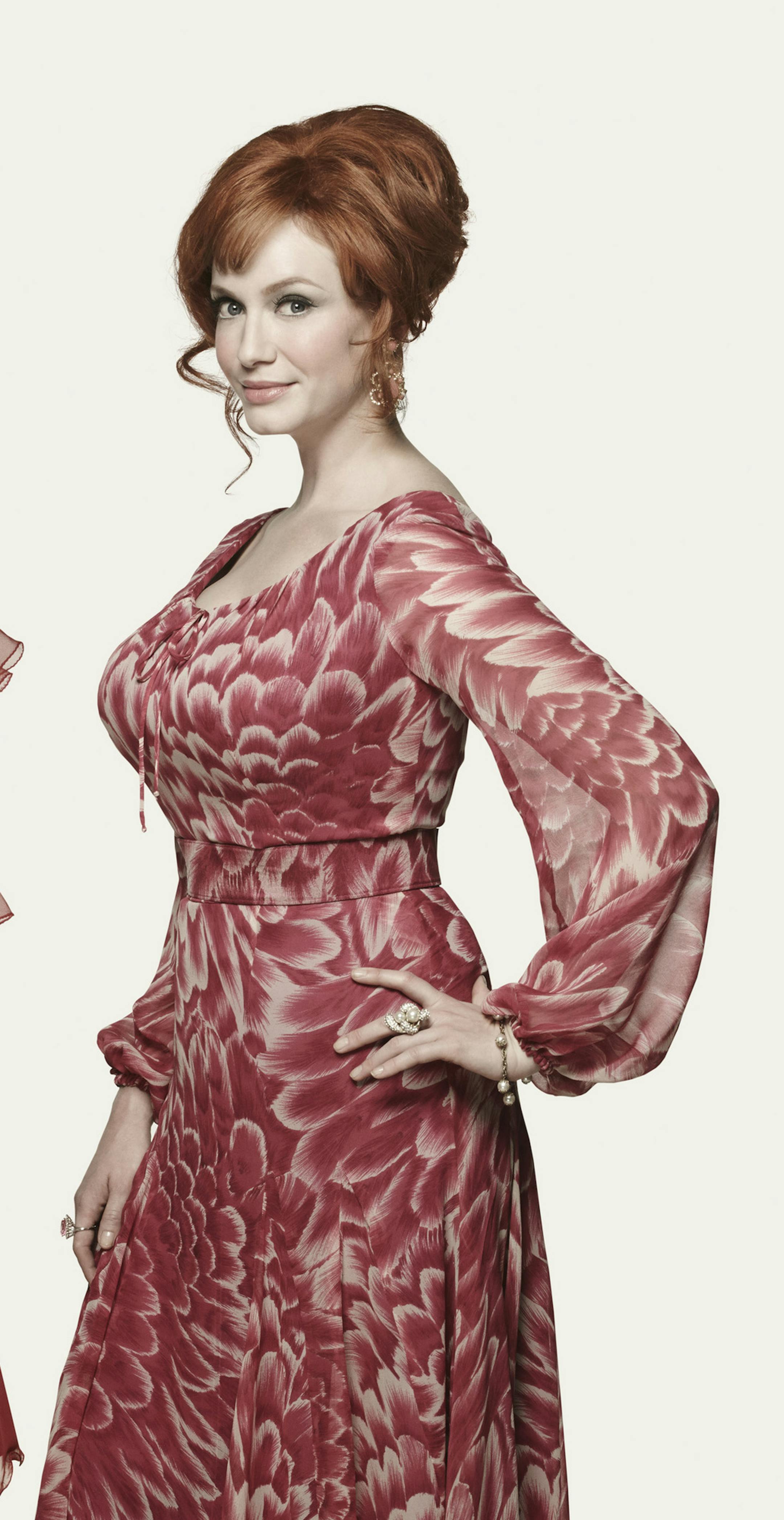 Elisabeth Moss as Peggy Olson and Christina Hendricks as Joan Harris - Mad Men _ Season 7B, Gallery - Photo Credit: Frank Ockenfels 3/AMC