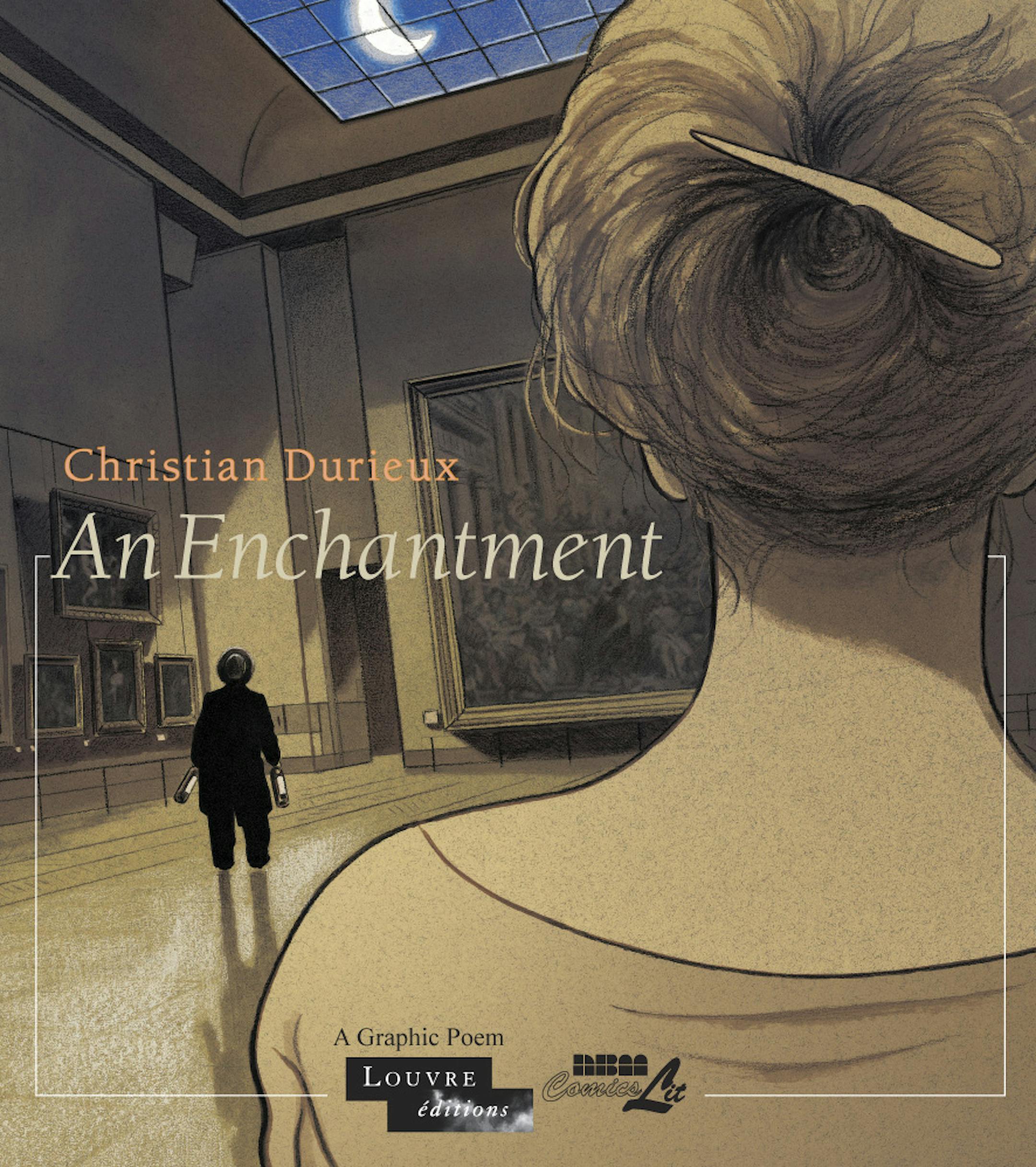 "An Enchantment" follows an old man and a mysterious young woman on a sojourn through the Louvre after hours. (SHNS photo courtesy NBM Publishing Inc.)