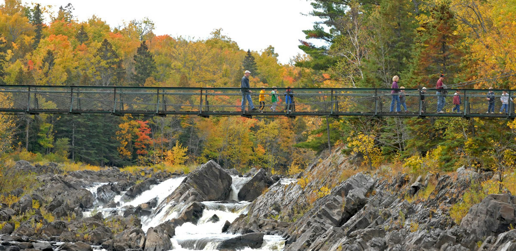 Tourism officials will have information at the Northwest Sportshow about Minnesota state parks, including Jay Cooke State Park near Duluth.
