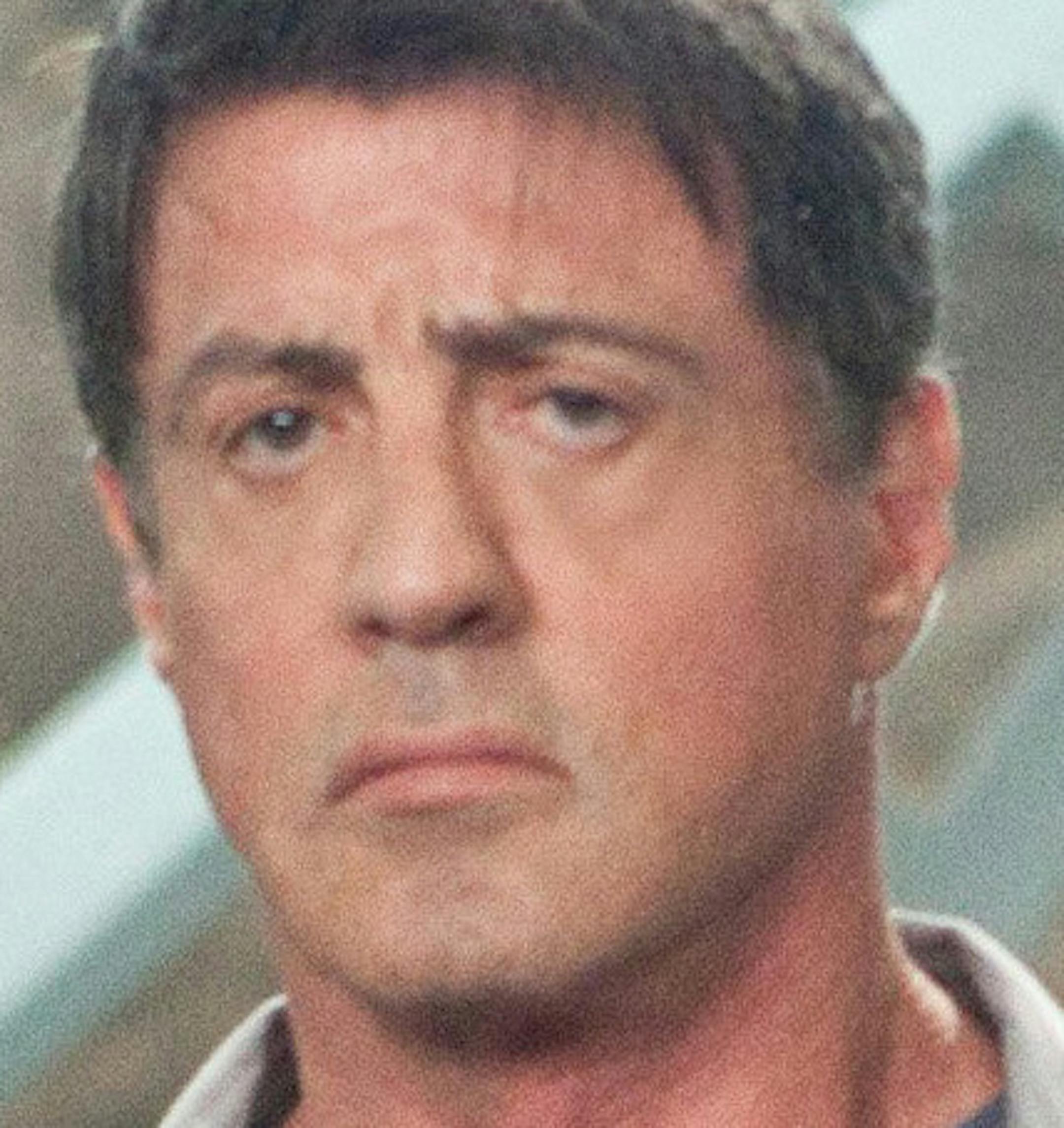 (Oct. 18) They're baaack: (L-R) Arnold Schwarzenegger and Sylvester Stallone are convicts in "Escape Plan." (Courtesy Alan Markfield/MCT) ORG XMIT: MIN1308281559088008