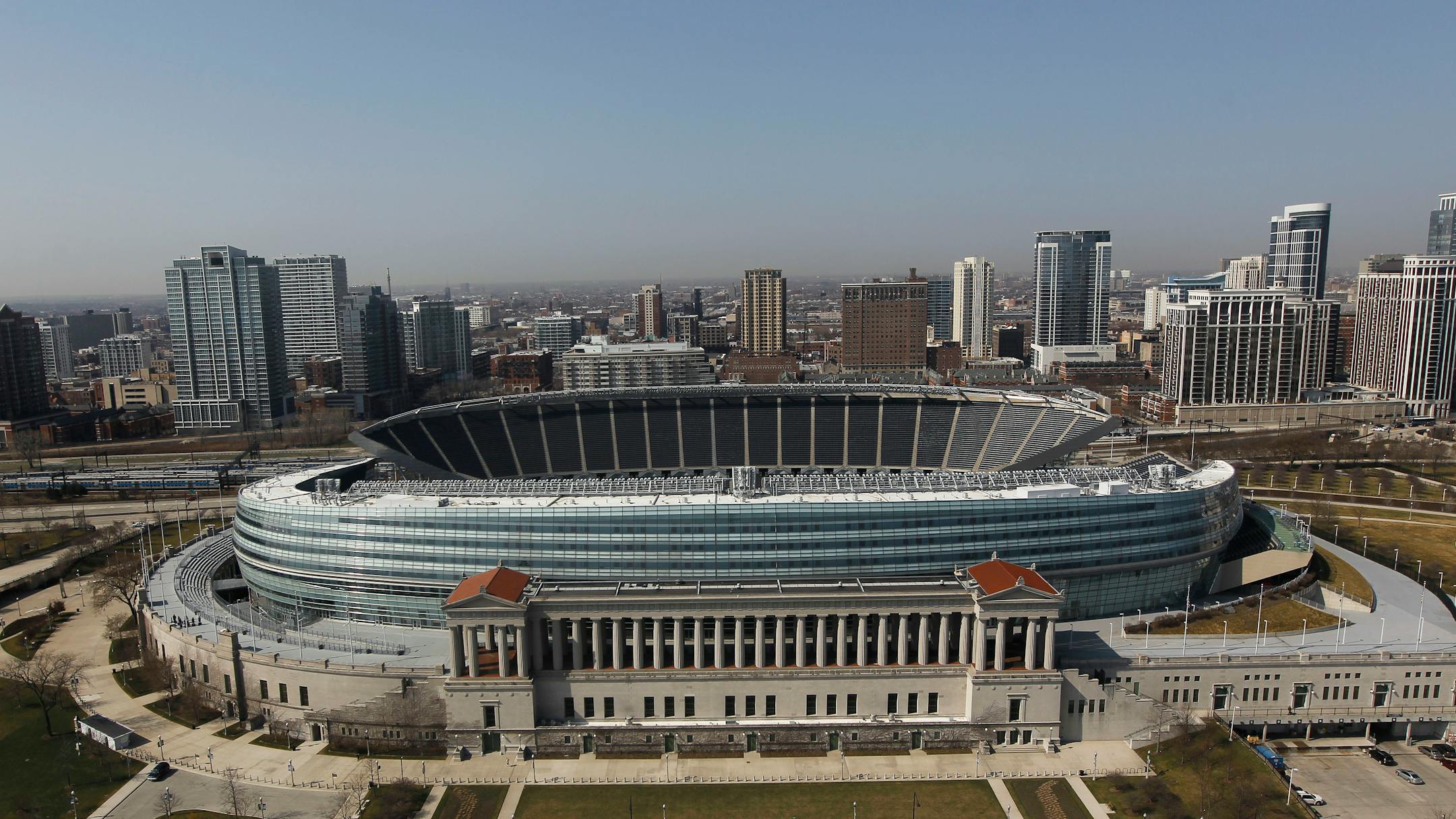 Chicago's Soldier Field will be the host to an outdoor college hockey doubleheader on Feb. 17. The Gophers will face Wisconsin, and Notre Dame will play Miami (Ohio).