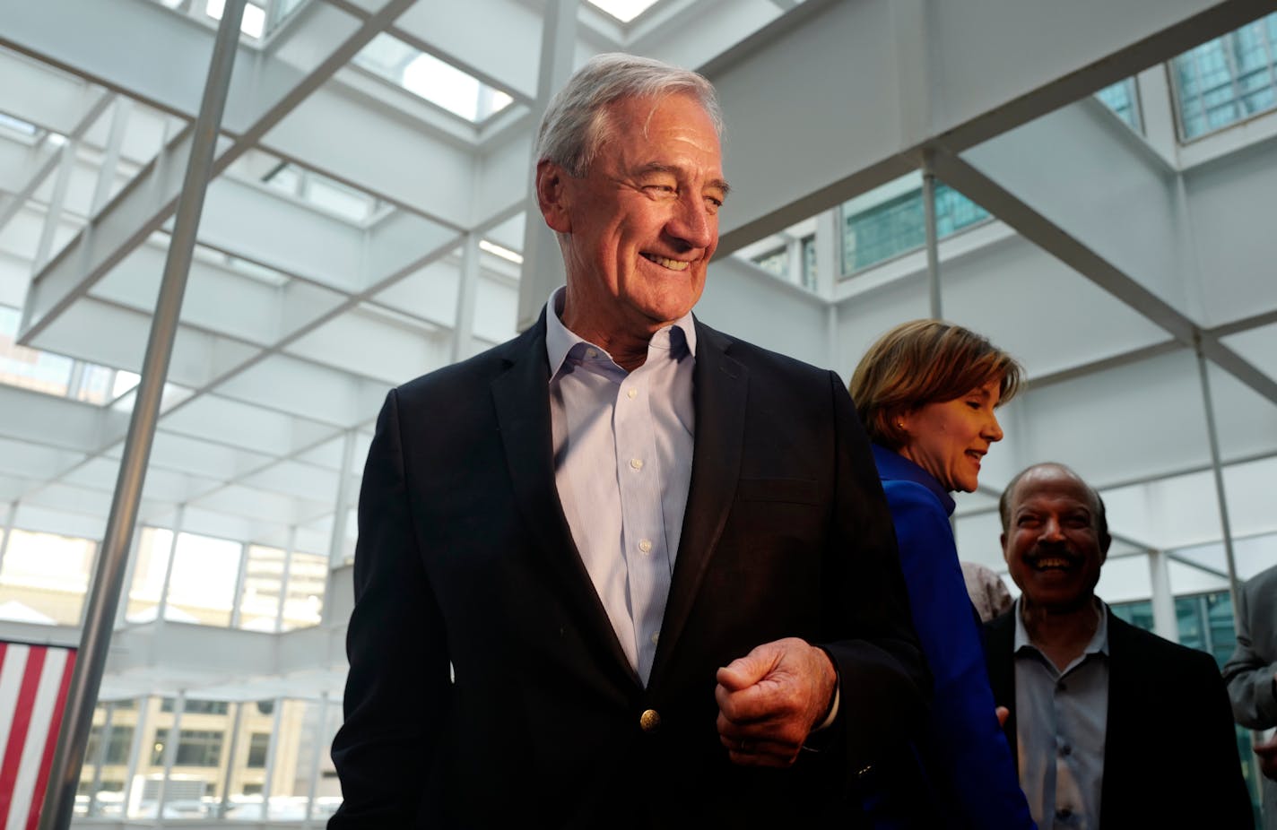 U.S. Rep. Rick Nolan, seen after a news conference in June.