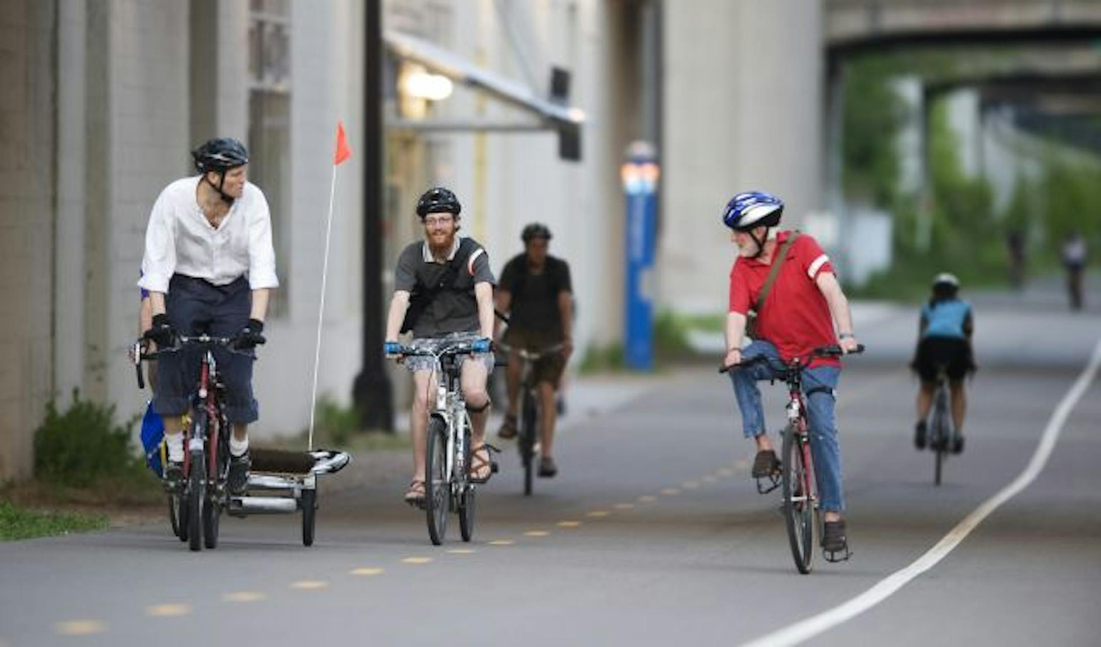 Spurring redevelopment in blighted areas was a major reason for installing the now popular Midtown Greenway recreational corridor in south Minneapolis.
