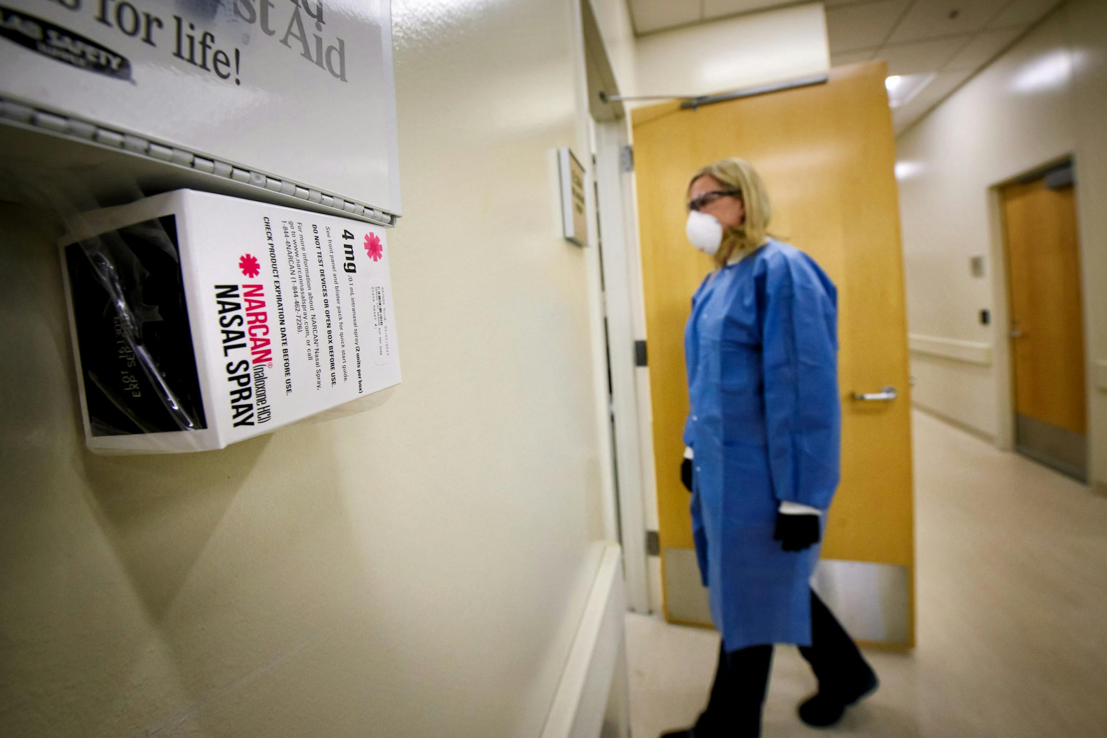Scientists at the BCA have had to take extra precautions including having doses of Narcan available when processing seized narcotics because of the surge of drugs laced with deadly synthetic opioids. Narcan was placed in BCA labs in March. ] GLEN STUBBE ï glen.stubbe@startribune.com Tuesday, October 24, 2017 By the middle of this year, seizures of fentanyl and the even deadlier carfentanil in Minnesota already soared past last year's totals, authorities say. The synthetic opioids have even