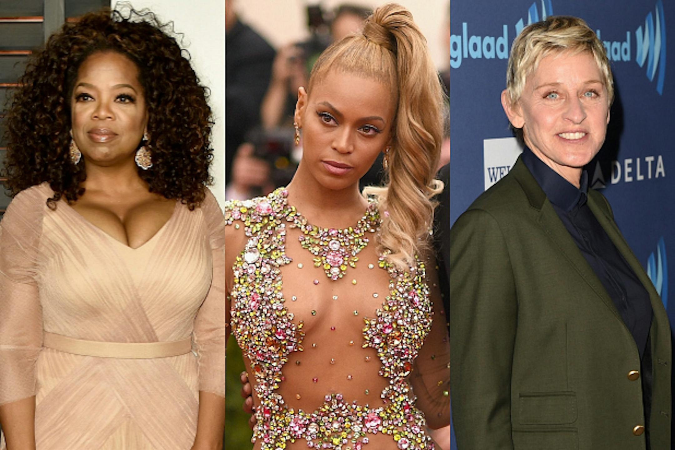 Oprah Winfrey, Beyonce and Ellen DeGeneres are among the world's most powerful women, according to Forbes.