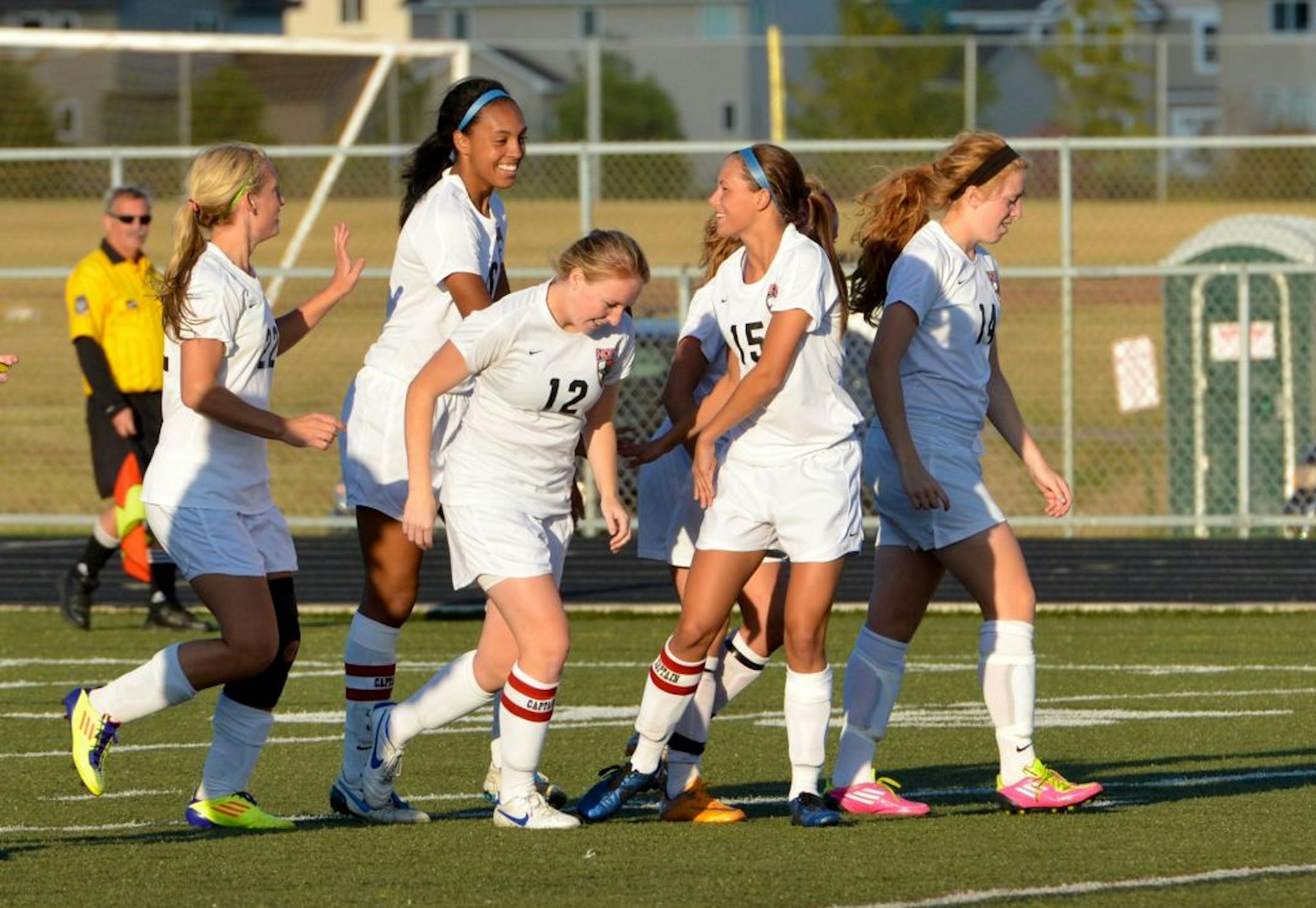 Left to right, Mollie Christensen, Simone Kolander, Taylor Brownrigg, Gracia Bonesho, Grace MundtPhoto courtesy of Lisa Abrahamson