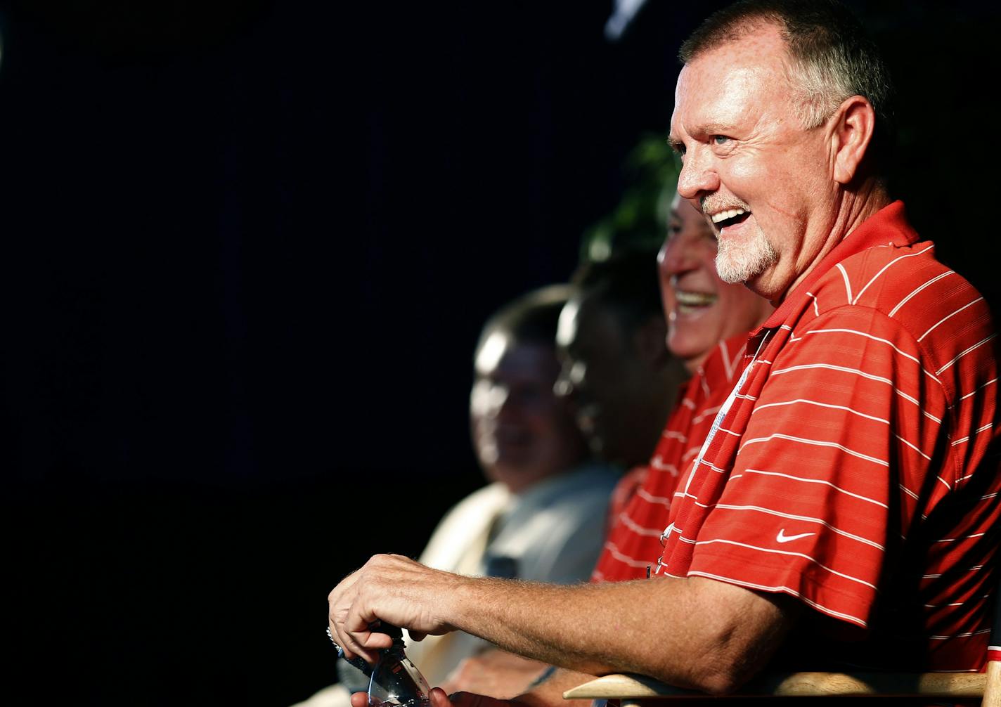 Bert Blyleven smiled during the Inductees press conference at the Clark Sports Center in Cooperstown, NY on Saturday. Blyleven will be inducted into the National Baseball Hall of Fame on Sunday.