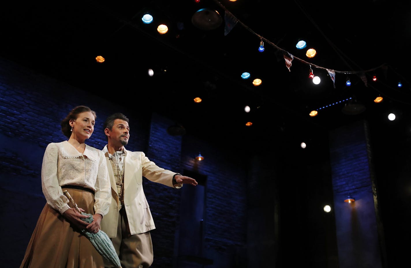 Britta Ollmann and Sasha Andreev in "Ragtime" at Theater Latte Da