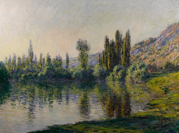 Claude Monet, La Seine a Vetheuil (1881), Oil on Canvas, Private Collection CREDIT: Minnesota Marine Art Museum