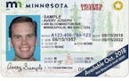 What separates a Real ID from the old Minnesota driver's licenses? Look for the star in the upper right corner.